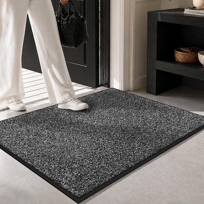 Super Absorbent Front Door Mat, Non-Slip Washable Indoor Doormats, Low Profile - Image 2