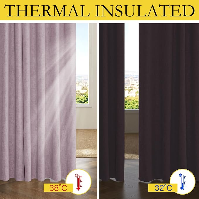 NICETOWN 100% Blackout Curtains - Image 6