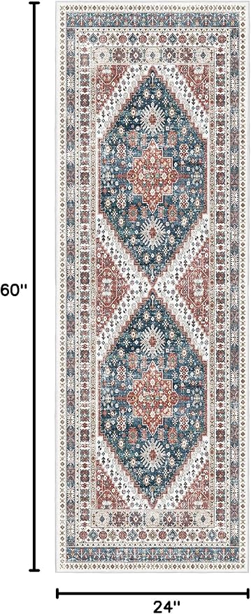 Madane Hallway Runner Rug 2x5 Washable Entry Rugs Non-Slip, Soft Low-Pile - Image 2