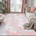Aelenmu 5x7 Area Rugs for Living Room Bedroom Dining Room Washable Pink | Soft by Aelenmu