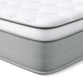 Vesgantti Full Size Mattress, 12 Inch Innerspring Hybrid Full Mattress in a Box, Pressure Relief Pocket Spring Double Bed Mattress with Memory Foam & Knitted Fabric, Medium Firm, CertiPUR-US