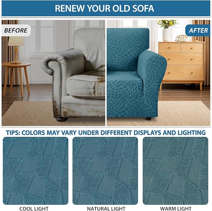 ZNSAYOTX 1 Piece Stretch Chair Cover - Image 5