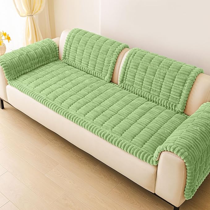 Couch Cover for Dogs, Washable Non Slip Plush Flannel Sofa Protector | Thick - Image 9