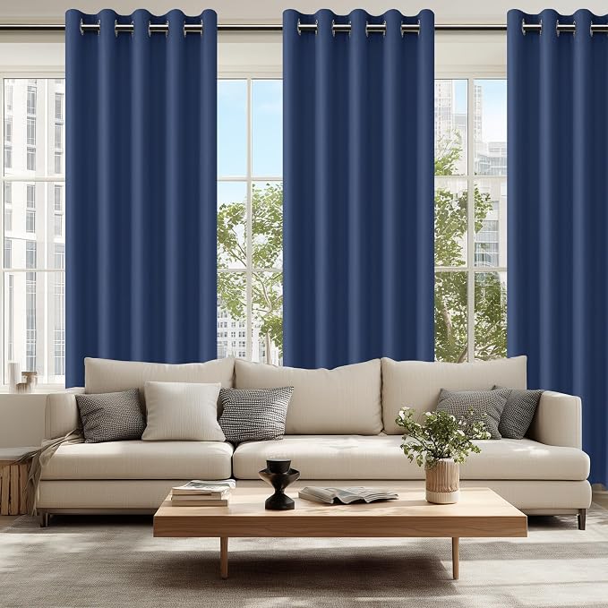 Blackout Curtains for Bedroom, 60 x 84 Inches Long, 2 Panels | Thermal - Image 6