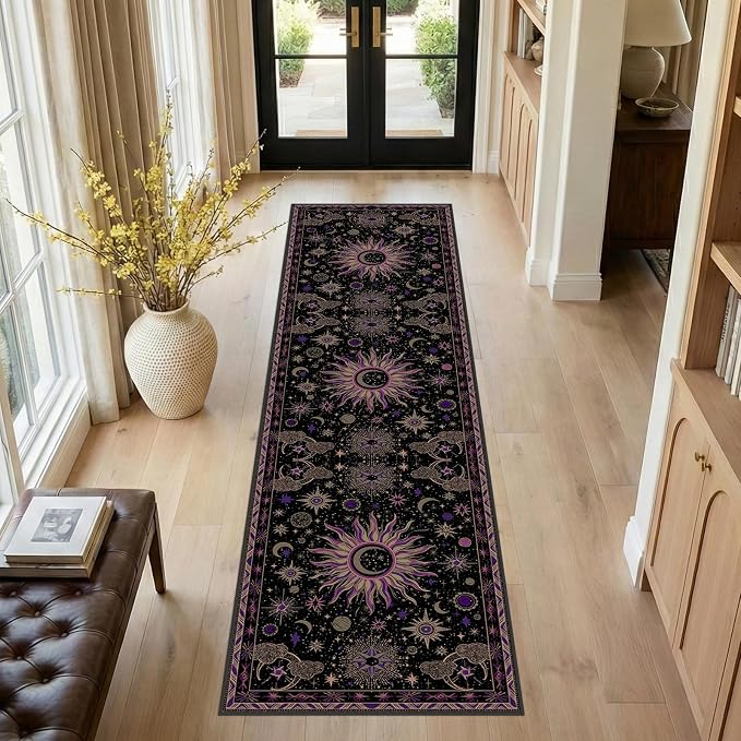 Vacuum-Friendly, 2x8 Washable Area Rug - Image 2