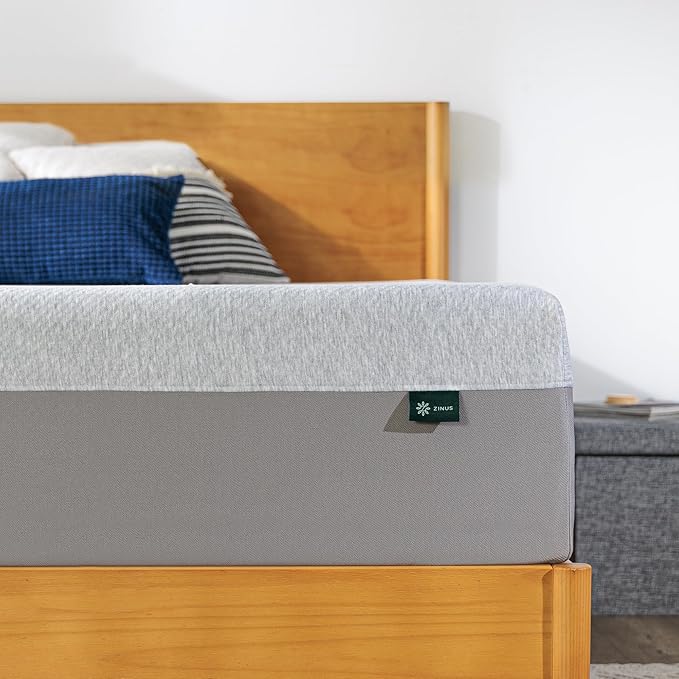 ZINUS 10 Inch Ultima Memory Foam Mattress [New Version], King, Fiberglass Free, Medium Firm Feel, Breathable Airflow Memory Foam, Certified Safe Foams & Fabric, Mattress in A Box