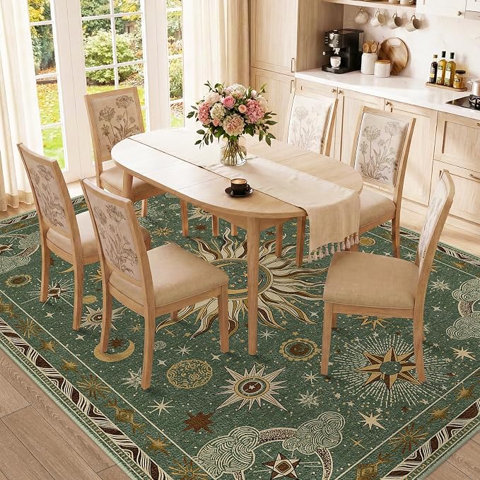 Vacuum-Friendly, 9x12 Washable Area Rug - Image 2