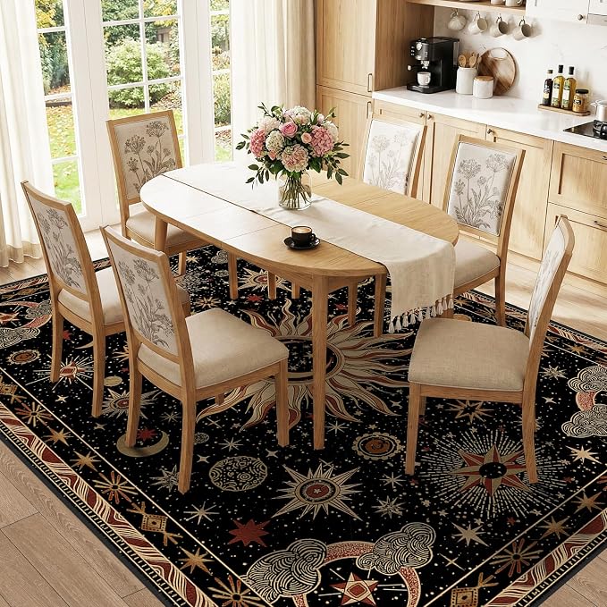 Vacuum-Friendly, 9x12 Washable Area Rug - Image 2