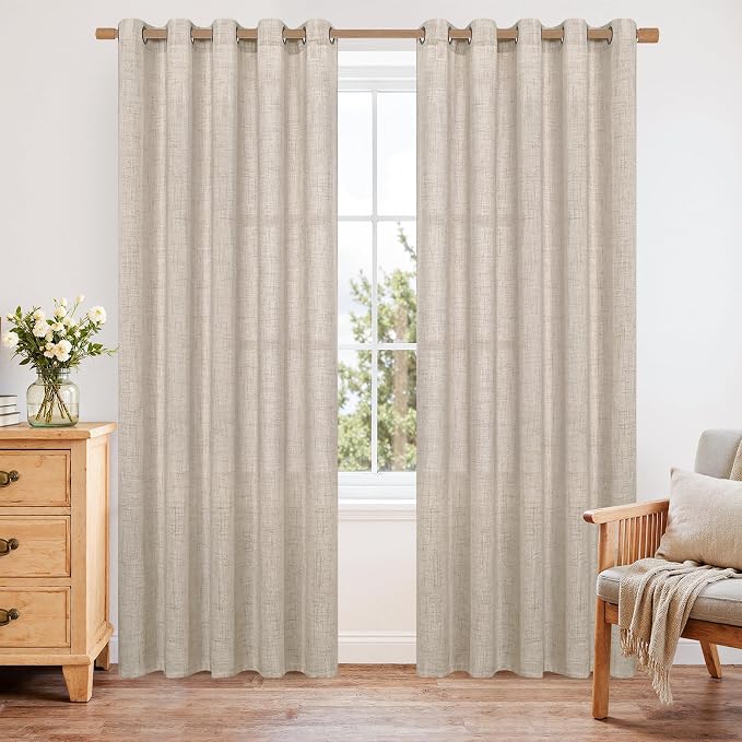 YoungsTex Natural Linen Curtains by YoungsTex