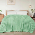 Exclusivo Mezcla Striped Queen Size Fleece Blanket by ExclusivoMezcla