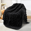 Exclusivo Mezcla Striped Fleece Throw Blanket by ExclusivoMezcla