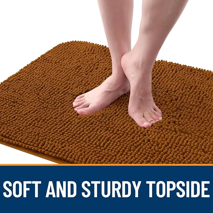 OLANLY Dog Door Mat for Muddy Paws 36x24, Super Absorbent Chenille Mud Mat | - Image 4