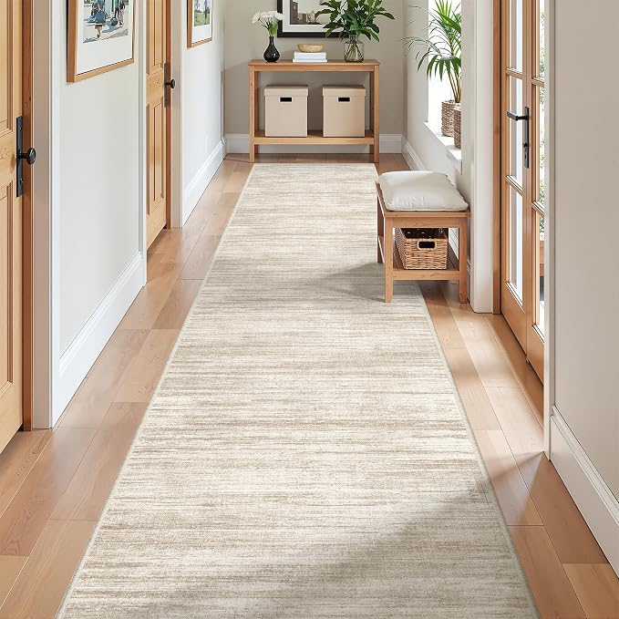 2x12 Runner Rug Non Slip, Washable Hallway Runner Rug, Laundry Room, Soft - Image 3