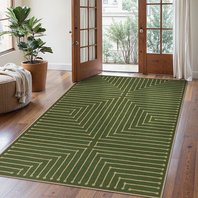Lahome Neutral Easy Jute Outdoor Rug 5x7 - Image 7