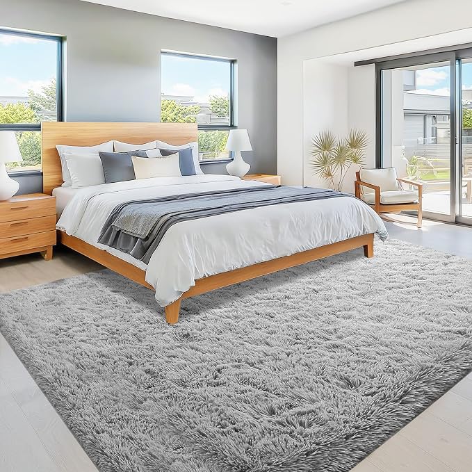 8x10 Area Rugs for Living Room: Fluffy Shag Soft Washable Rug Large Fuzzy Plush - Image 6