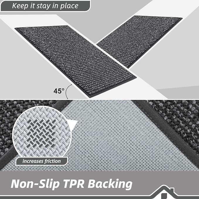 BEQHAUSE Kitchen Runner Rugs 24"x96", Kitchen Mats - Image 4