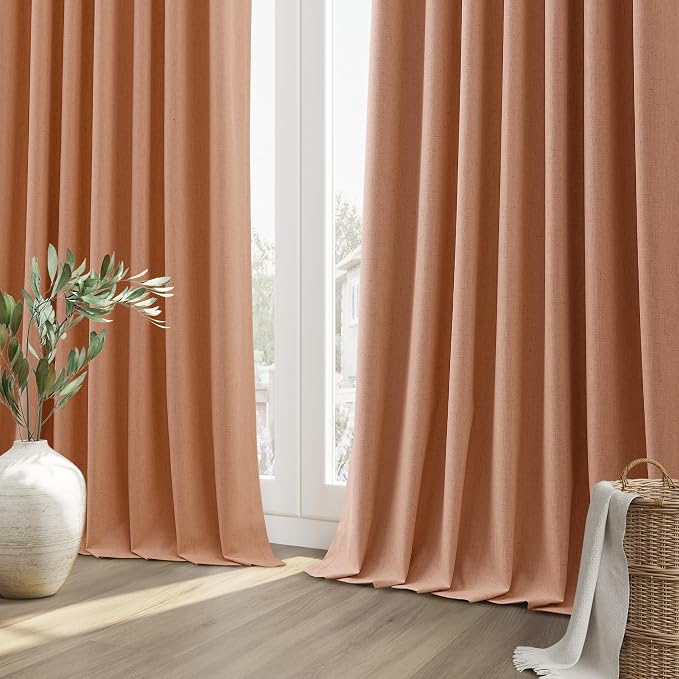 100% Blackout Curtains 84 Inch Length 2 Panels Set - Image 10