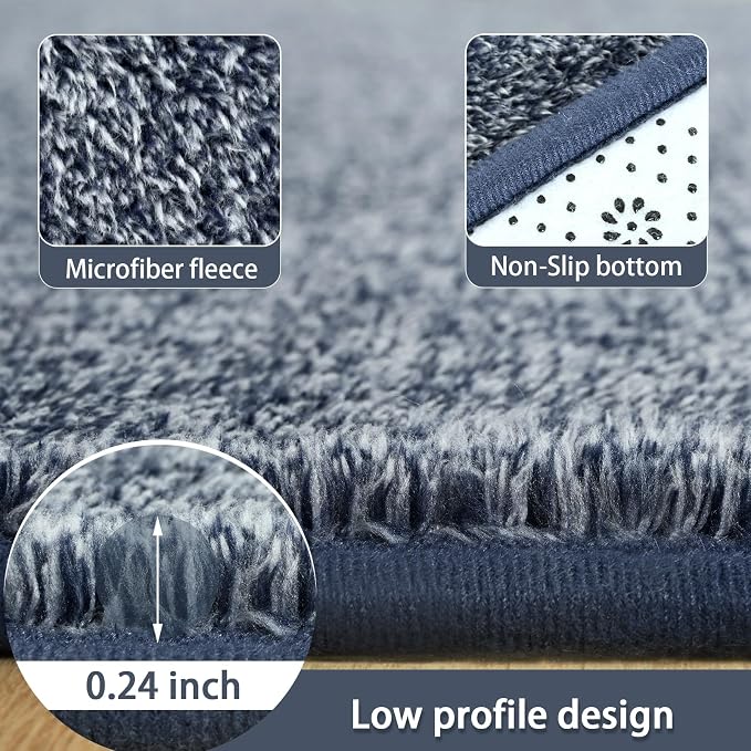 6x9 Area Rugs for Living Room Non Slip Dorm Bedroom Rug, Minimalist Washable - Image 6