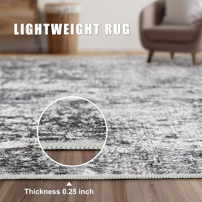 DMOYEST Square Area Rug Living Room Rugs - Image 7