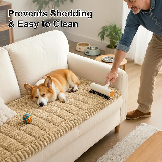 Smiry Couch Cover for Dogs, Non Slip Washable Sofa Protector for Pets | Soft - Image 7