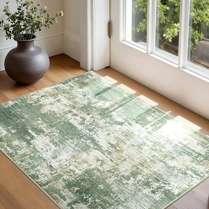 RELEANY Washable 3'x5' Abstract Area Rug - Image 2