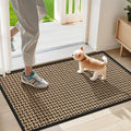 Door Mat Indoor Entrance 17"x29", Absorbent Indoor Door Mat, Non Slip Rubber by LEKEEPGO