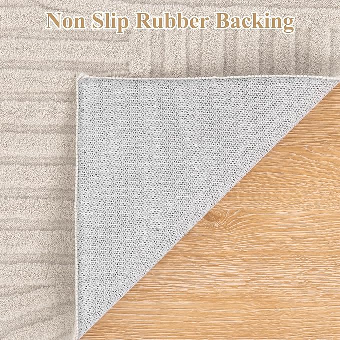 Pauwer 4x6 Area Rugs for Living Room, Modern Non Slip Washable Rug, Soft Fluffy - Image 4