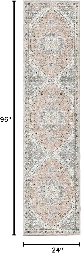 Madane Hallway Runner Rug 2x8 Washable Kitchen Rugs Non-Slip, Soft Ultra-Thin - Image 2