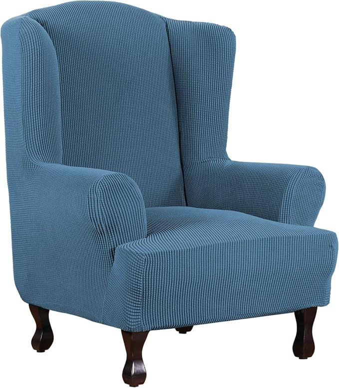 H.VERSAILTEX Wing Chair Slipcover Chair Covers by HVERSAILTEX