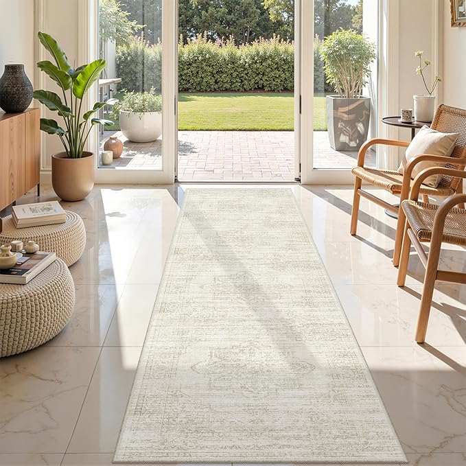 2x8 Runner Rug Non Slip, Washable Hallway Runner Rug, Nursery Room, Soft Runner - Image 4