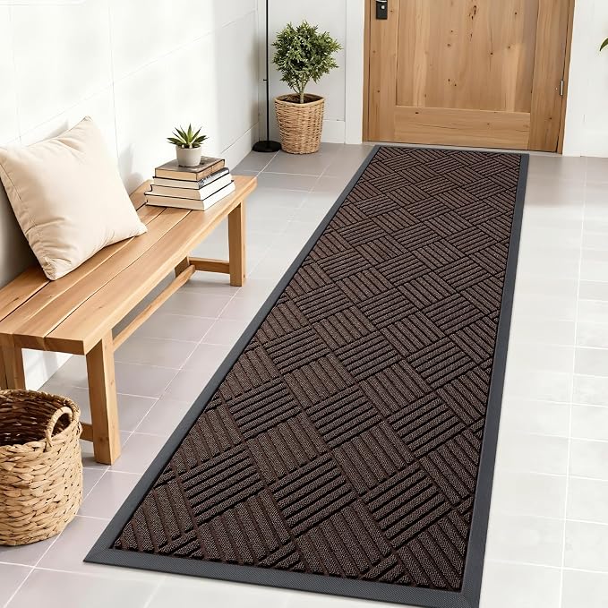 OLANLY Front Door Mat Outside Entrance 71x23, Waterproof Heavy-Duty Doormat | by OLANLY