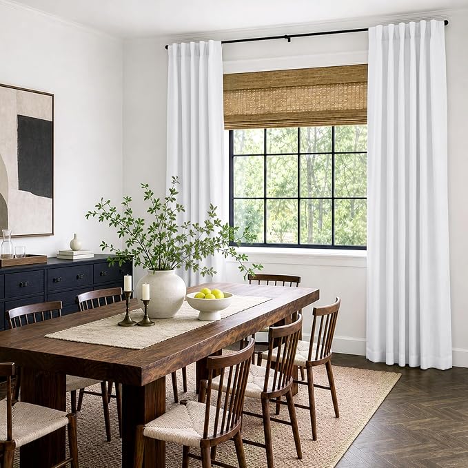 INOVADAY 100% Blackout Linen Curtains - Image 6