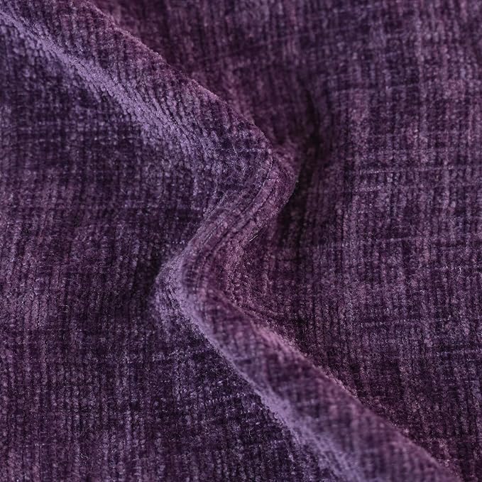 CaliTime Decorative Couch Throw Pillow Covers 18 X 18 Inches Plum Purple | Pack - Image 2