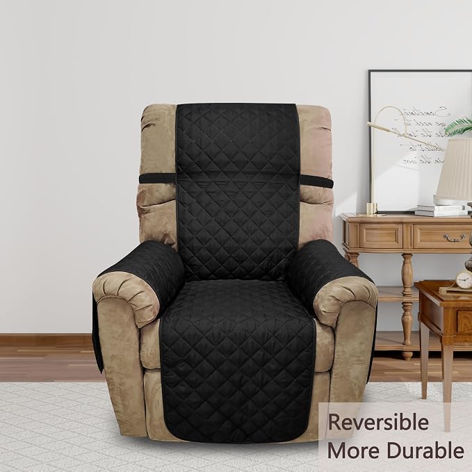Reversible Recliner Chair Covers, Water Repellent, Chair Protectors Covers - Image 2