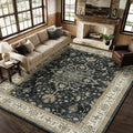 RELEANY Washable Area Rug, Large 10'x12', Water Repellent, Pet Friendly by RELEANY