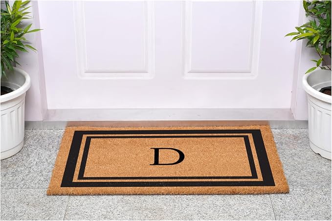 Calloway Mills 152962436D Black Border 24" x 36" Monogram Doormat - Image 5