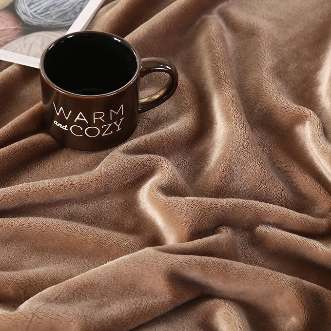 TASTHROW Large Flannel Fleece Throw Blanket, 50×70 Inch | Cozy Lightweight - Image 5