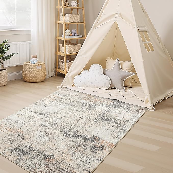 3x5 Area Rug for Entryway, Abstract Carpet for Bathroom Bedroom Tool Room - Image 8
