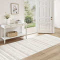 cotiled Hallway 2.6x8 Runner Rugs Washable Boho Rug Brown | Stain Resistan by COTILED