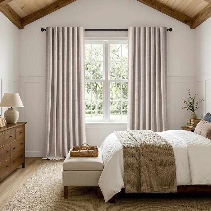 MIULEE 100% Blackout Linen Curtains - Image 8