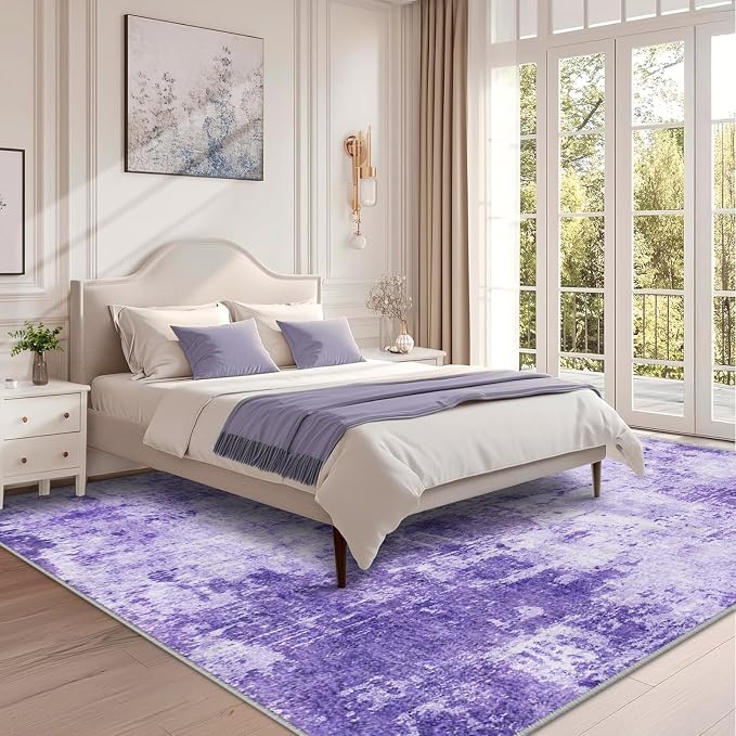 RELEANY Washable 6'x9' Abstract Area Rug - Image 2