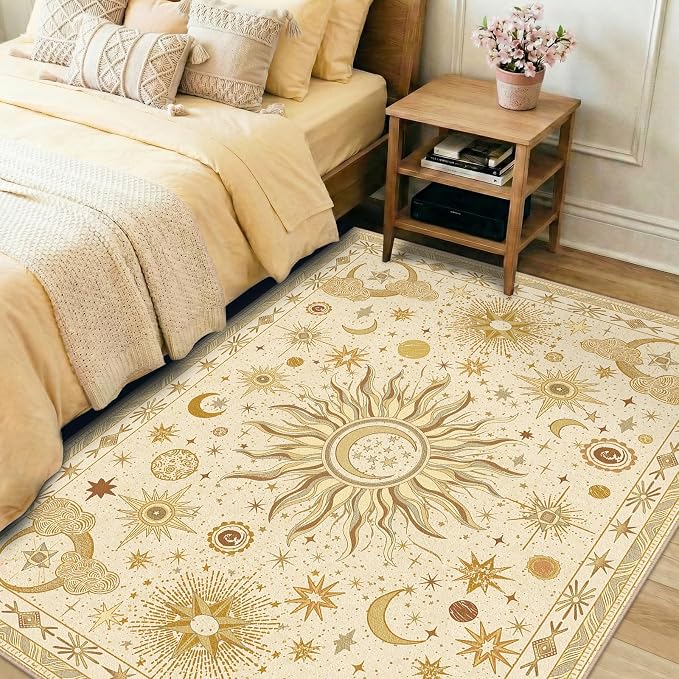 Vacuum-Friendly, 4x6 Washable Area Rug - Image 2