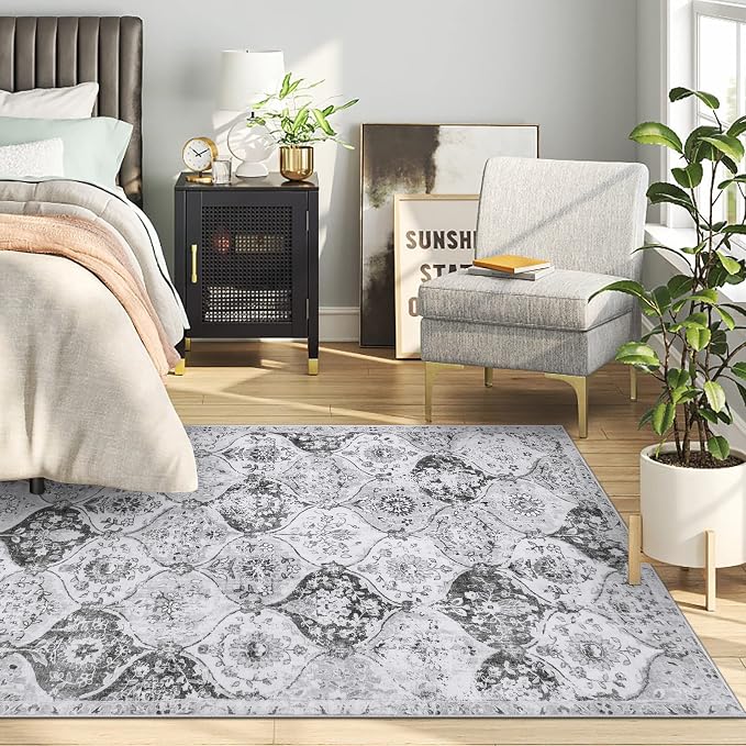 Lahome Moroccan Washable Small Area Rug, 3x5 Rugs - Image 6