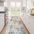LOONGRUG Runner Rug 3x8 Washable Non-Slip Kitchen Neutral Modern Rug | Abstract by LOONGRUG