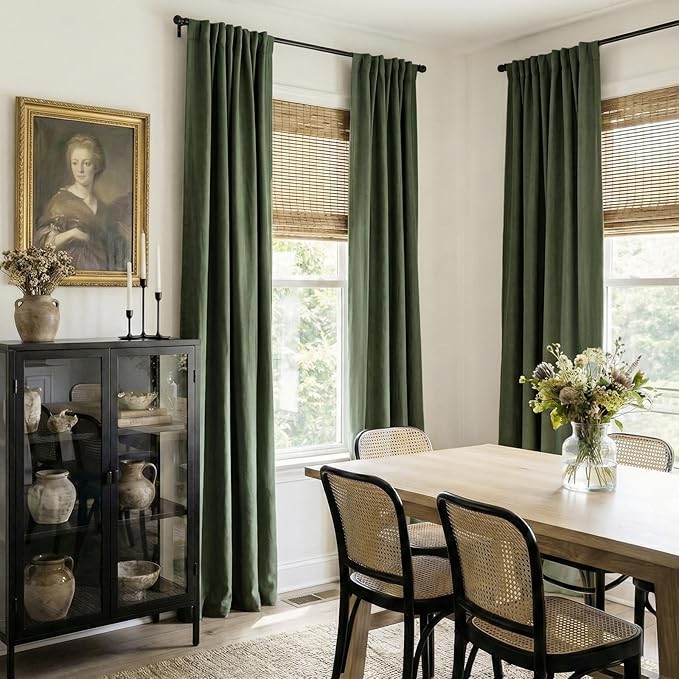 Faux Linen Total Blackout Curtains - Image 6