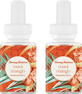 Pura & Tommy Bahama Home Scent Refill - Smart Home Air Diffuser - Up to 120-Hours of Luxury Fragrance per Refill - Home Essential - Clean & Safe Diffuser Fragrance - 2 Pack, Maui Mango