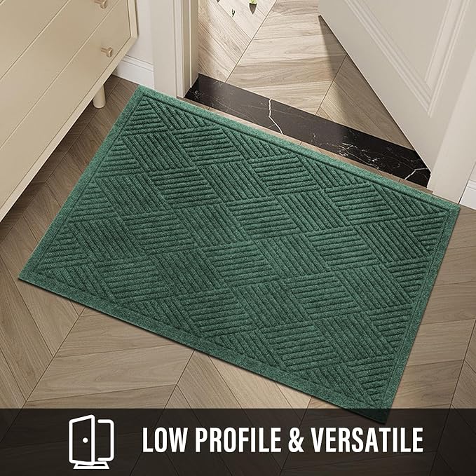 Sturdy Front Door Mat, Absorbent Muddy Dirt Resist Welcome Door Mats Outdoor - Image 6