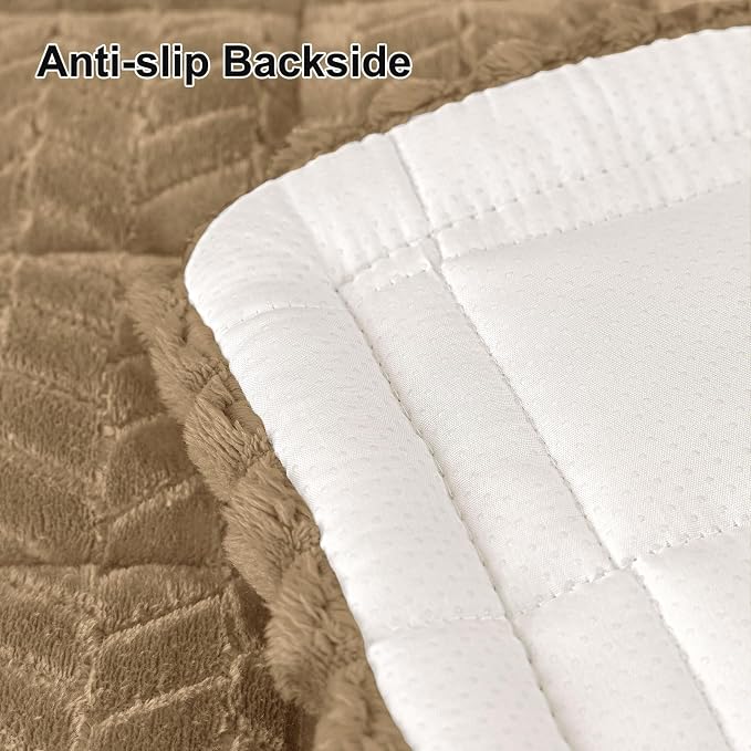Smiry Couch Cover for Dogs, Non Slip Fuzzy Pet Sofa Arm Covers Washable | Sofa - Image 6