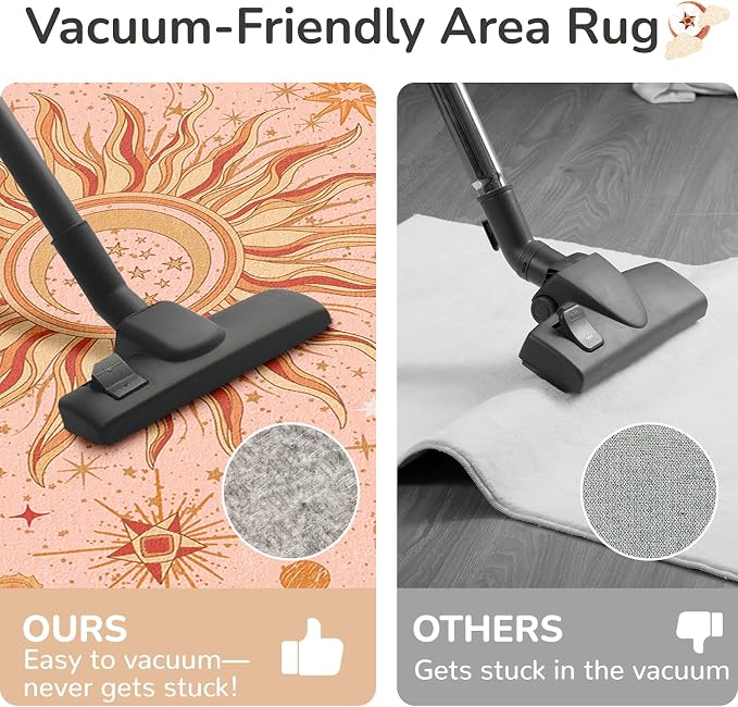 Vacuum-Friendly, 2x3 Washable Area Rug - Image 5