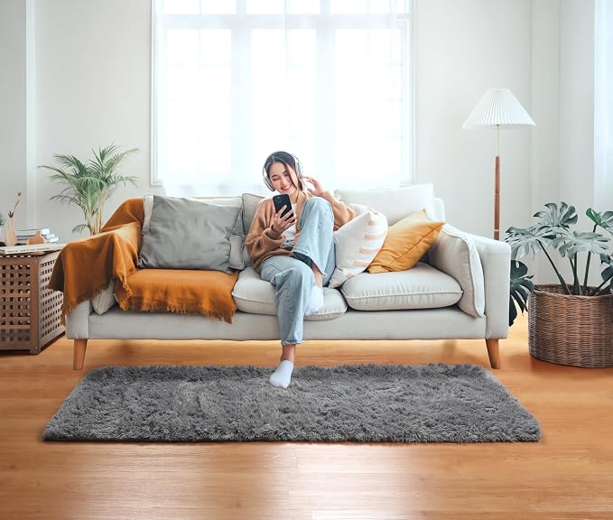 Grey Runner Rugs for Bedroom Hallway - Image 6